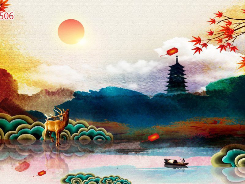 25506 - Tranh 3D Hiện Đại