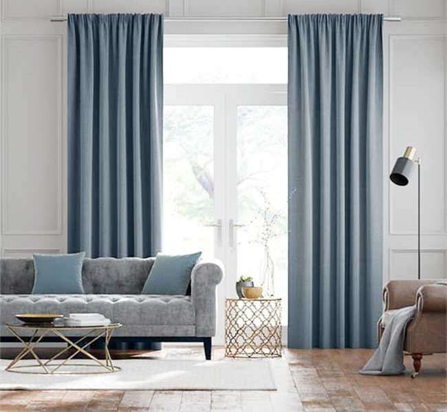 RV010 - Rèm Vải 2 Lớp Chống Nắng Nóng Cho Phòng Khách