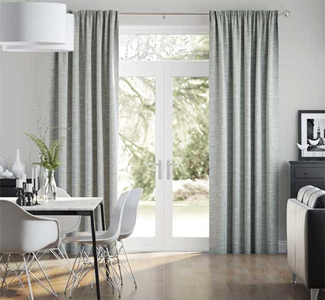 RV011 - Rèm Vải 2 Lớp Màu Xám Hiện Đại Giá Rẻ