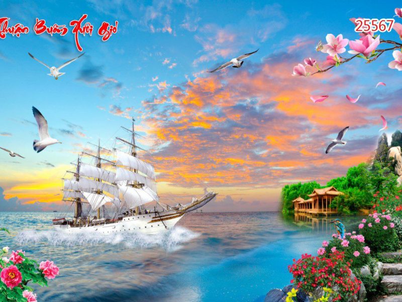 25567 - Tranh Cảnh Biển