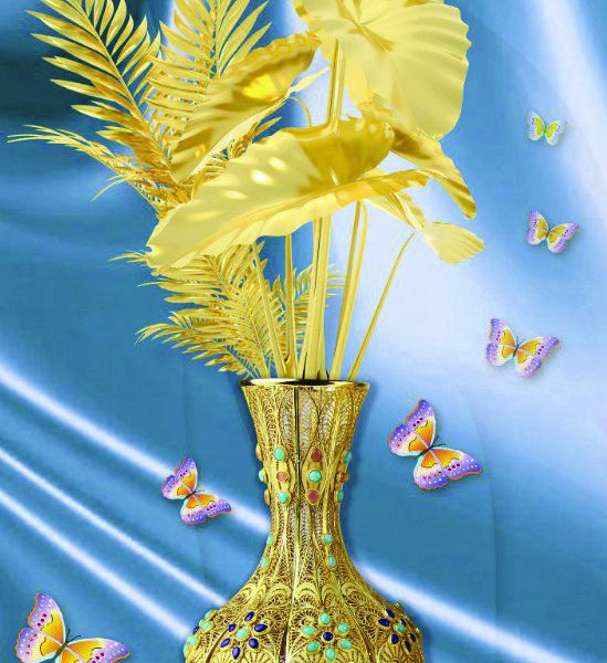 39102 - Tranh Bình Hoa