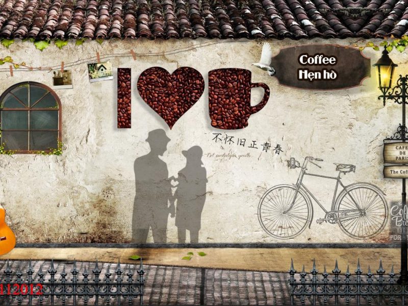 112012 - Tranh quán cafe - bar - trà sữa