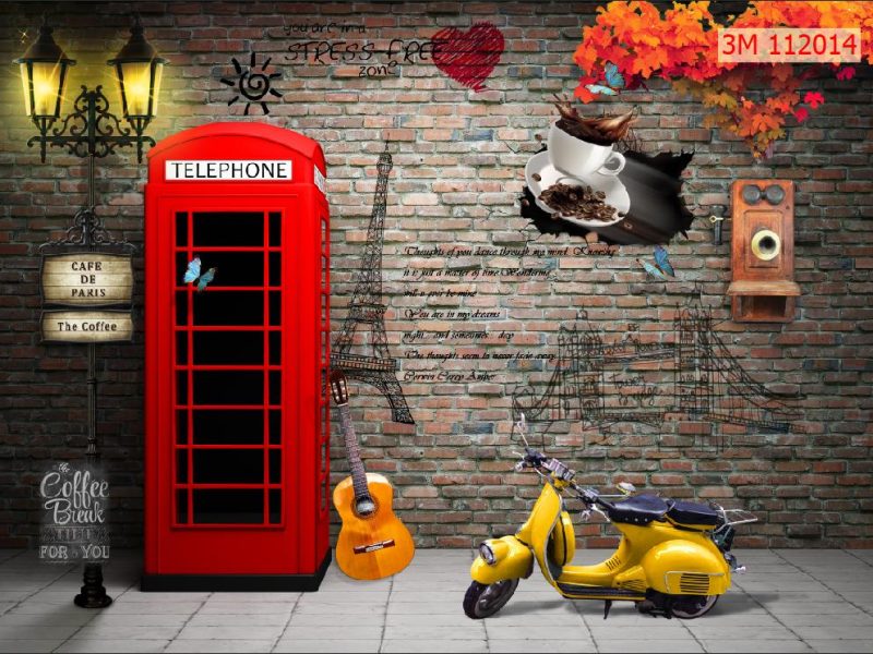 112014 - Tranh quán cafe - bar - trà sữa