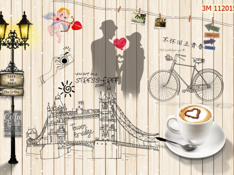 112015 - Tranh quán cafe - bar - trà sữa