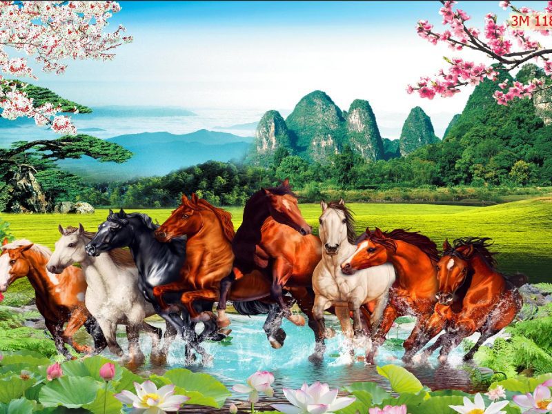 118018 - Tranh Mã Đáo Thành Công