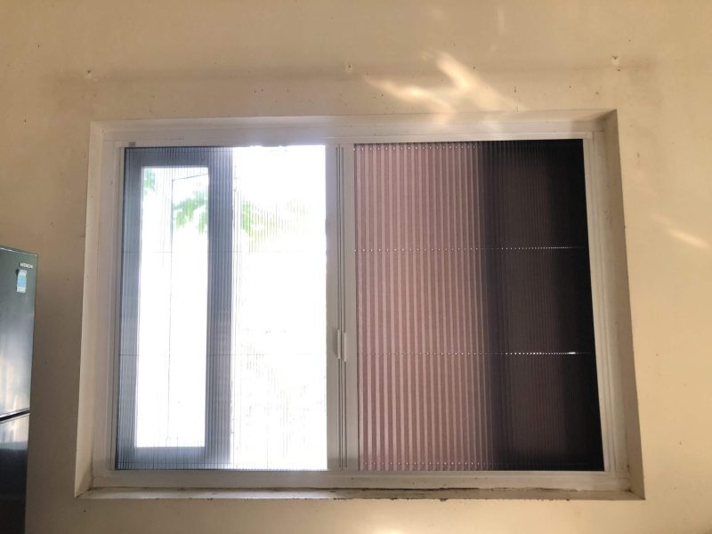 CLCM006 - Cửa lưới chống muỗi kết hợp rèm