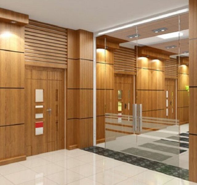 Công Trình Tấm Ốp Tường Nhựa Giả Gỗ Cách Âm Tốt