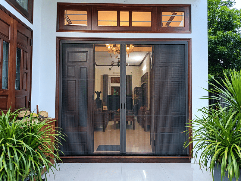 Cửa Lưới Chống Muỗi Dạng Xếp NT09 3 Cửa Lưới Chống Muỗi Dạng Xếp NT09