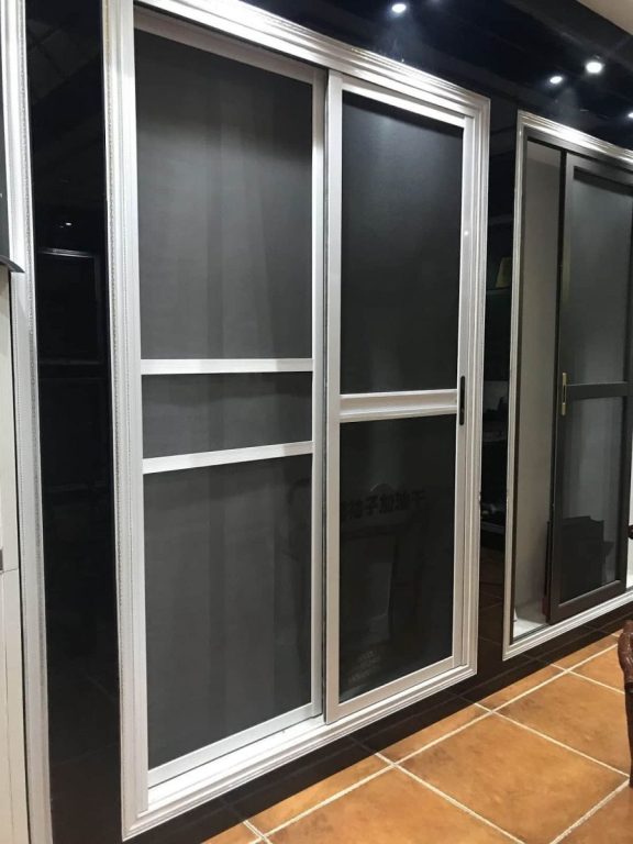 Cửa Lưới Chống Muỗi Mở Lùa NT07 4 Cua Luoi Chong Muoi Mo Lua NT06