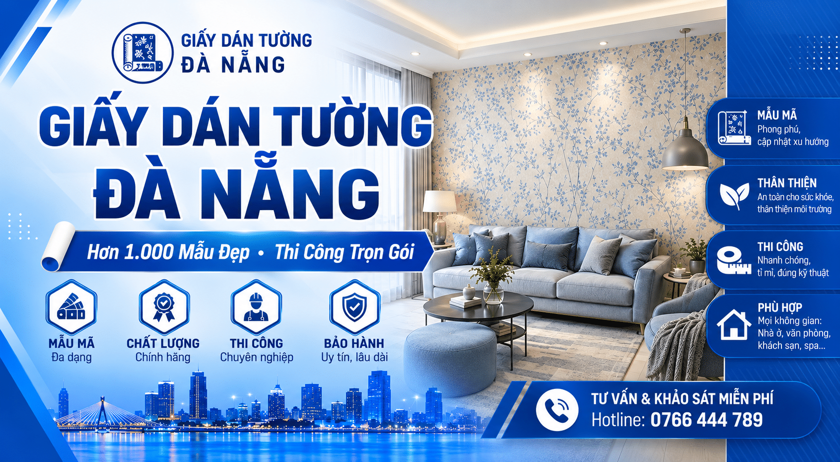 Trang chủ 16 Giay dan tuong Da Nang
