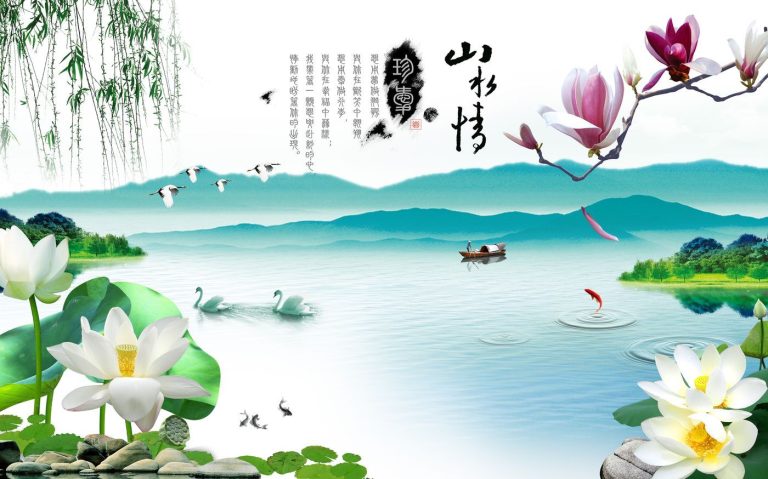 Tranh hoa sen NT07