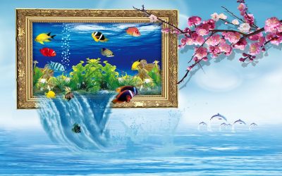 Tranh Khung Cửa Sổ NT02