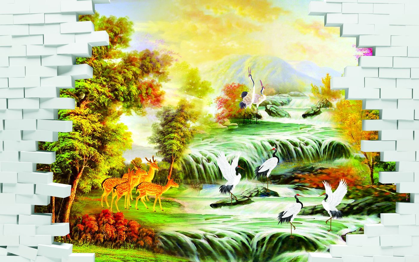 Tranh Khung Cửa Sổ NT10 3 Tranh Khung Cửa Sổ NT10